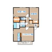 シャルマンコート杜 Cの間取り画像