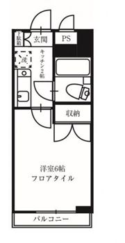 コスモリード国分寺の間取り画像