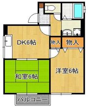 ロジェ中川の間取り画像