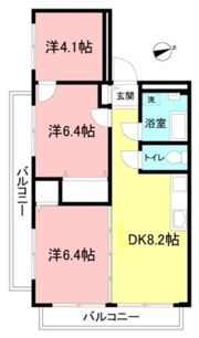 マンション池尻グリーンパークの間取り画像