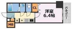 ArtizA南船場の間取り画像