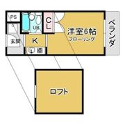 プレアール天神の間取り画像