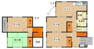 船本貸家 D棟の間取り画像