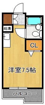 ホワイトパレス京町の間取り画像