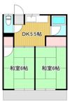 コーポ米津の間取り画像