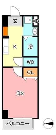 アルバ鹿田の間取り画像