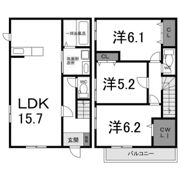 カオス藍住Aの間取り画像