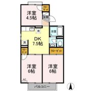 エステート芳泉 Ⅰ棟の間取り画像