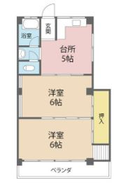 六甲台マンションの間取り画像
