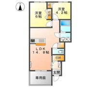スターテラス古川Aの間取り画像