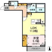 D-ROOMフィオレンテ富沢西の間取り画像