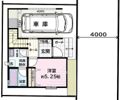 ハートフルタウン西堀貸家 P付の間取り画像