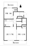 レーベングランツの間取り画像