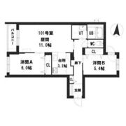グランメール北広島の間取り画像