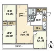 コープ成増の間取り画像