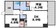 ハイラインⅤの間取り画像