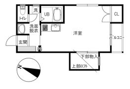 ゴールデンベルB棟の間取り画像