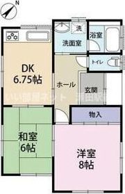 大津市平屋戸建の間取り画像