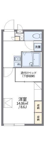 レオパレスジョイアスⅡの間取り画像