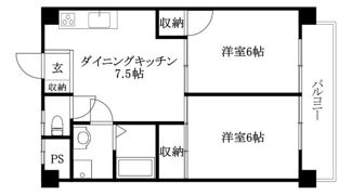 第5ゴトービルの間取り画像