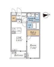R-Residence南千束の間取り画像
