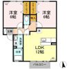 セジュール六条 A棟の間取り画像