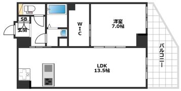 ファーストフィオーレ神戸トランキーロの間取り画像