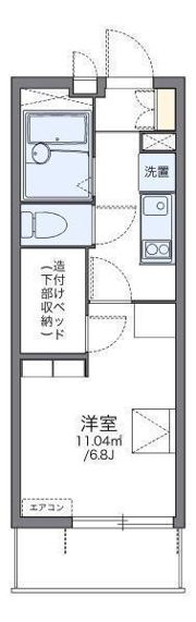 レオパレス辻町2の間取り画像