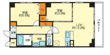 レリーフ五月が丘の間取り画像