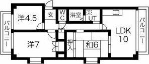 アメニティハイツ池場の間取り画像