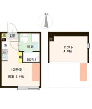ハーモニーテラス貫井Ⅲの間取り画像