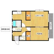 メゾンHATORI A棟の間取り画像
