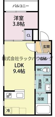 シェリル城北公園の間取り画像