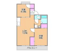 コーポラス高原Aの間取り画像