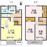 ドルチェ浅田の間取り画像