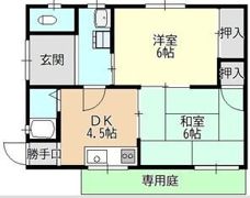 高島町188借家西の間取り画像