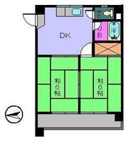 ハイツ清風の間取り画像