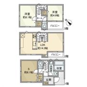 千石戸建の間取り画像