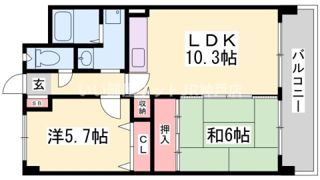 オークハイツの間取り画像