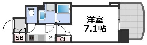 セレニテ日本橋プリエの間取り画像