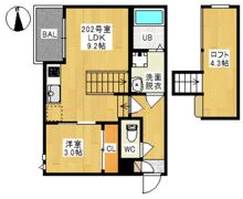 GRANDTIC 新保Ⅰの間取り画像