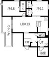 Le Vent 覚王山の間取り画像