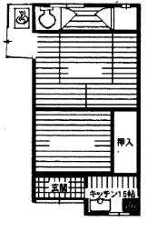 朝日荘の間取り画像
