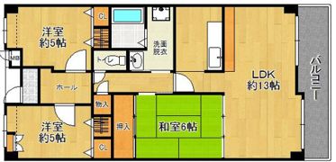 レクシア伊丹の間取り画像