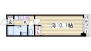 レジディア三宮東の間取り画像