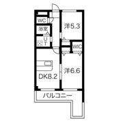 パセオ見晴Ⅰの間取り画像