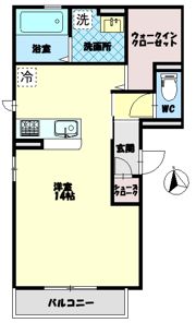 ルクール福島の間取り画像