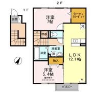 セジュール カーラの間取り画像