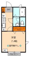 ハイムなゆたⅡの間取り画像