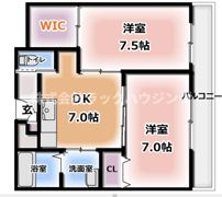 ロイヤルハイツ三喜の間取り画像